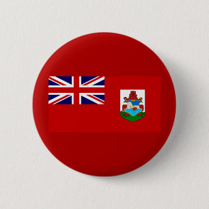 Nationale vlag van Bermuda Ronde Button 5,7 Cm