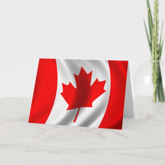 Nationale Vlag van Canada Dag Kaart (Voorkant)