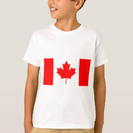 Nationale vlag van Canada - Drapeau du Canada T-shirt