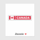 Nationale vlag van Canada Sticker (Vel)