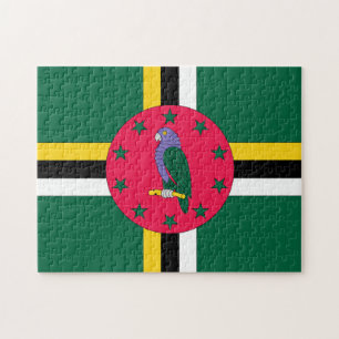 Nationale vlag van Dominica Legpuzzel