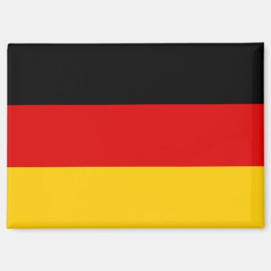 Nationale Vlag van Duitsland Rectangle magneet (Voorkant)