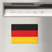Nationale Vlag van Duitsland Rectangle magneet (Insitu (Vaatwasser))