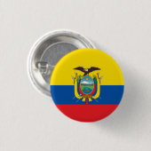 Nationale vlag van Ecuador Ronde Button 3,2 Cm (Voorkant /achterkant)
