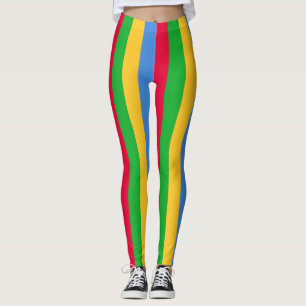 Nationale vlag van Eritrea - Verticaal gestript Leggings