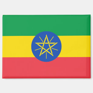 Nationale Vlag van Ethiopië Rectangle magneet