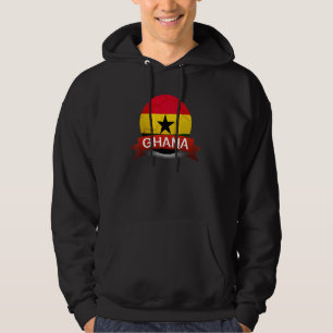 Nationale vlag van Ghana Ghanese voetbalfan voetba Hoodie