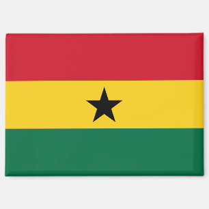 Nationale Vlag van Ghana Rectangle magneet
