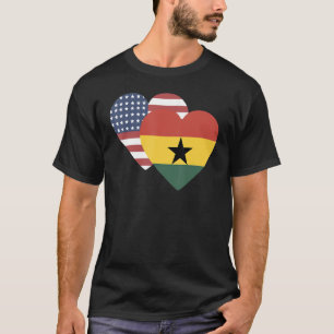 Nationale vlag van Ghana souvenir voor mannen 1 T-shirt