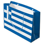 Nationale vlag van Griekenland Groot Cadeauzakje (Achterkant Gekanteld)