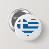 Nationale vlag van Griekenland Ronde Button 5,7 Cm (Voorkant /achterkant)