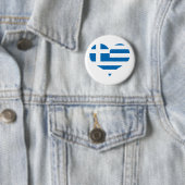 Nationale vlag van Griekenland Ronde Button 5,7 Cm (In situ)