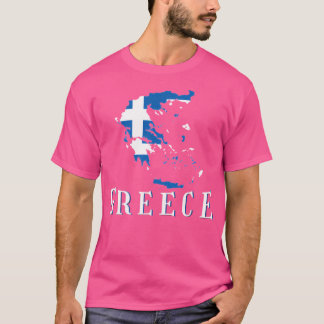 nationale vlag van griekenland t-shirt