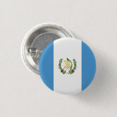 Nationale vlag van Guatemala Ronde Button 3,2 Cm (Voorkant /achterkant)