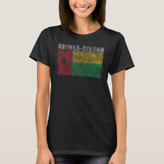 Nationale vlag van Guinee-Bissau souvenir voor man T-shirt