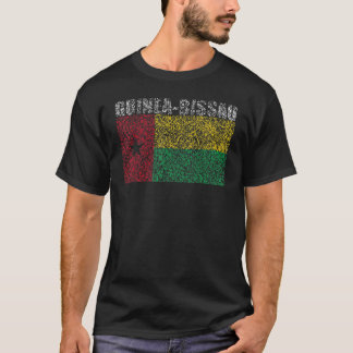 Nationale vlag van Guinee-Bissau souvenir voor man T-shirt