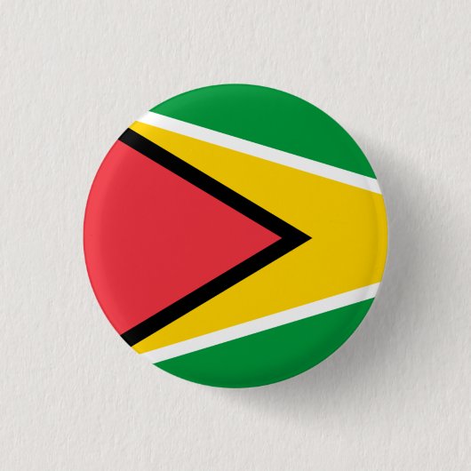 Nationale vlag van Guyana Ronde Button 3,2 Cm (Voorkant)