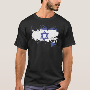 Nationale vlag van Israël souvenir voor mannen 2 T-shirt