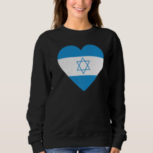 Nationale vlag van Israël souvenir voor mannen vro Trui