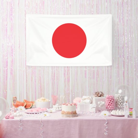 Nationale vlag van Japan - Rechthoekige wandbanner Spandoek (Feest)