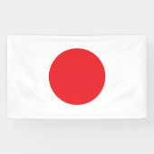 Nationale vlag van Japan - Rechthoekige wandbanner Spandoek (Horizontaal)