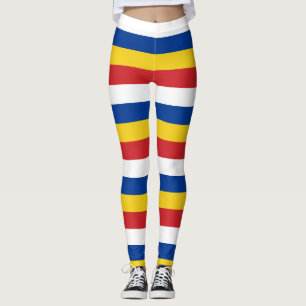 Nationale vlag van Kaapverdië, horizontale strips Leggings