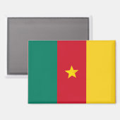 Nationale vlag van Kameroen Rectangle Magnet Magneet (Voorkant / Achterkant)