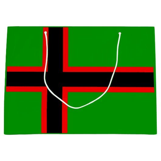 Nationale vlag van Karelië Groot Cadeauzakje (Voorkant)