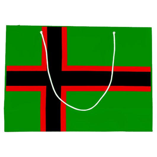Nationale vlag van Karelië Groot Cadeauzakje (Achterkant)