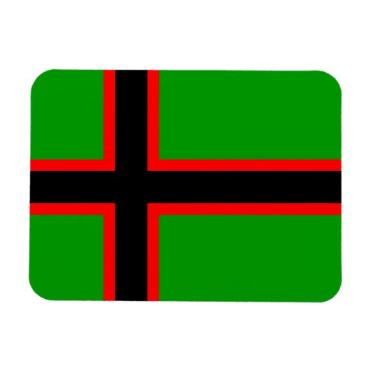 Nationale vlag van Karelië Magneet (Horizontaal)