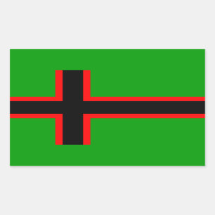 Nationale vlag van Karelië Rechthoekige Sticker