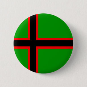 Nationale vlag van Karelië Ronde Button 5,7 Cm
