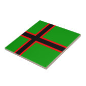 Nationale vlag van Karelië Tegeltje (Zijkant)