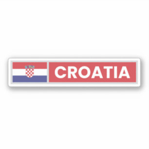 Nationale vlag van Kroatië Sticker