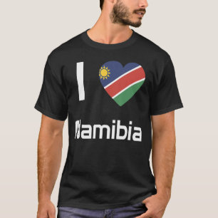 Nationale vlag van Namibië souvenir voor mannen 1 T-shirt
