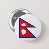 Nationale vlag van Nepal Ronde Button 5,7 Cm (Voorkant /achterkant)