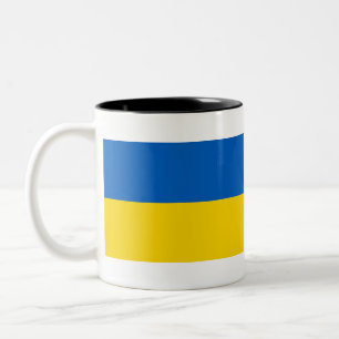 Nationale vlag van Oekraïne/к р а н а Tweekleurige Koffiemok