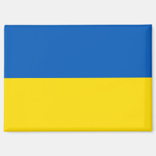 Nationale Vlag van Oekraïne Rectangle magneet