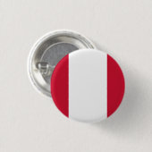 Nationale vlag van Peru Ronde Button 3,2 Cm (Voorkant /achterkant)