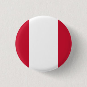Nationale vlag van Peru Ronde Button 3,2 Cm
