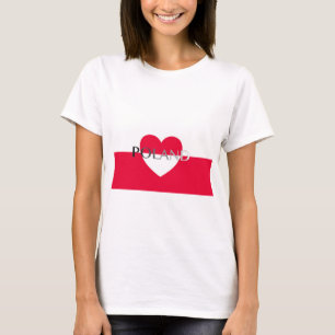 Nationale vlag van Polen - Polska - Rzeczpospolita T-shirt