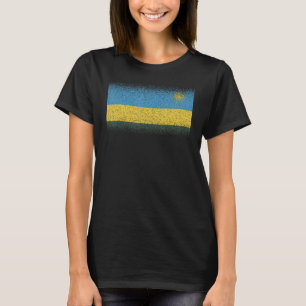 Nationale vlag van Rwanda souvenir voor mannen 1 T-shirt