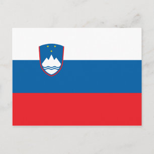 Nationale vlag van Slovenië Briefkaart