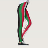 Nationale vlag van Soedan - Verticaal gestreept Leggings (Rechts)