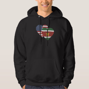 Nationale vlag van Surinaamsouvenir voor mannen Hoodie