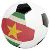 Nationale vlag van Suriname Voetbal (Drie kwart)