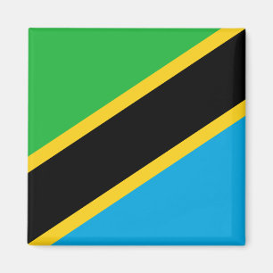 Nationale vlag van Tanzania Magneet