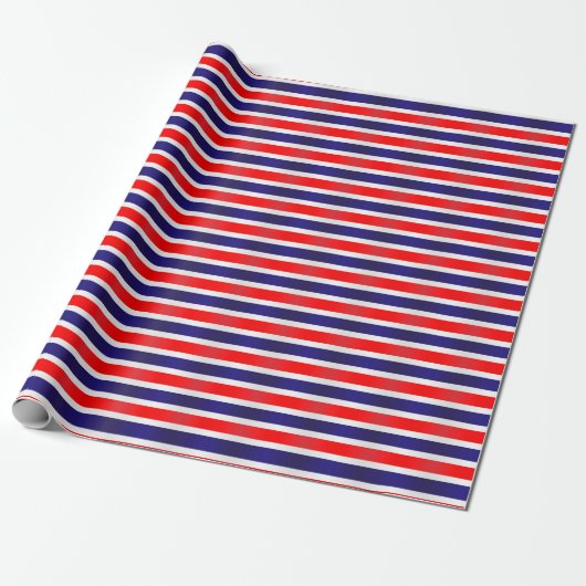 Nationale vlag van Thailand Cadeaupapier (Uitgerold)
