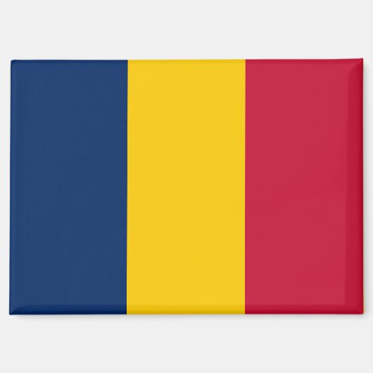 Nationale vlag van Tsjaad Rectangle Magnet Magneet (Voorkant)