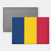 Nationale vlag van Tsjaad Rectangle Magnet Magneet (Voorkant / Achterkant)